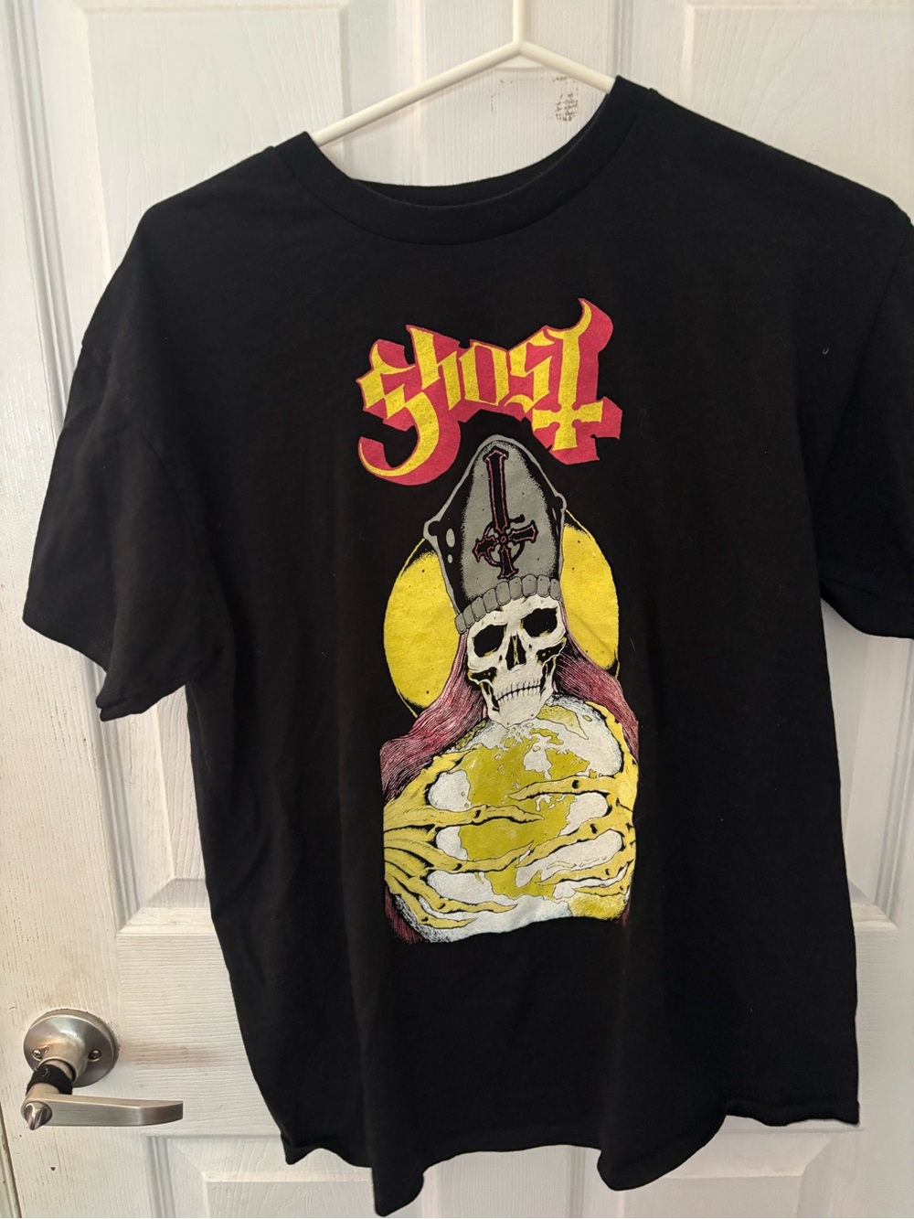 Ghost Graphic Short Sleeve Tee - Black/Yellow